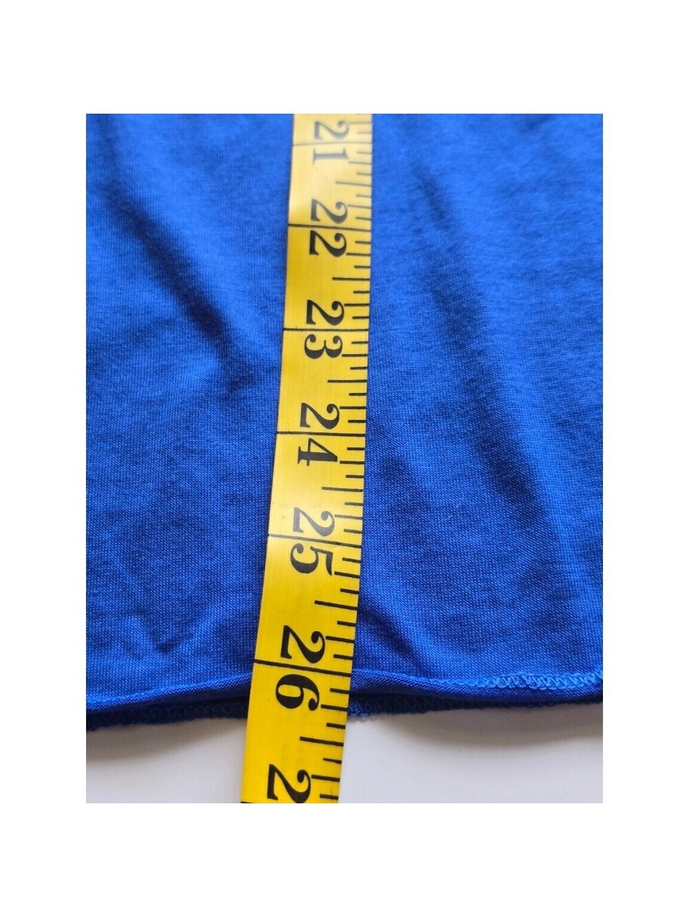 Bella+Canvas Flowy Collection Blue Racerback Tank Top Large - Picture 6 of 8